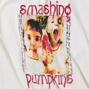 Backstage Graphic Cropped Muscle Tee - Smashing Pumpkins Urban Outfitters NWT